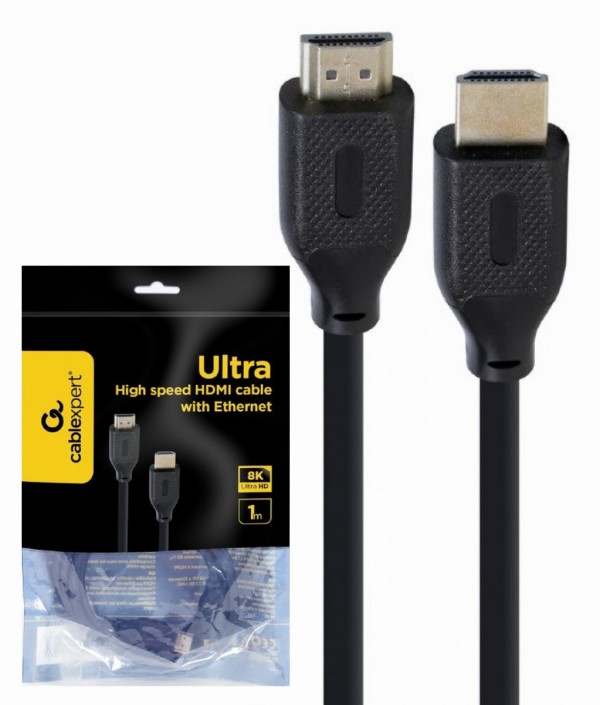 CC-HDMI8K-1M Gembird HDMI kabl v.2.1 ethernet support UHD/8K TV 1m HDMI kablovi SOPING.RS 41 CC-HDMI8K-1M Gembird HDMI kabl v.2.1 ethernet support UHD/8K TV 1m