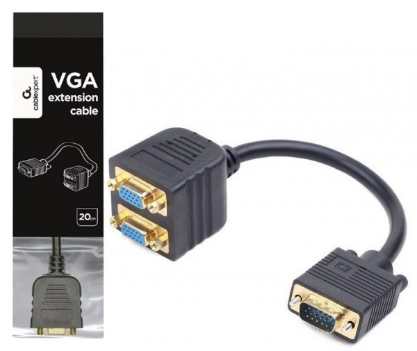 CC-VGAX2-20CM Gembird VGA splitter kabl 20cm Ostali kablovi SOPING.RS 43 CC-VGAX2-20CM Gembird VGA splitter kabl 20cm - Слика 3