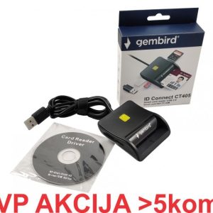 CRDR-CT405 ** Smart card reader USB2.0 Citac licne karte, sobracajne bank. +SD+TF+SIM reader (959)