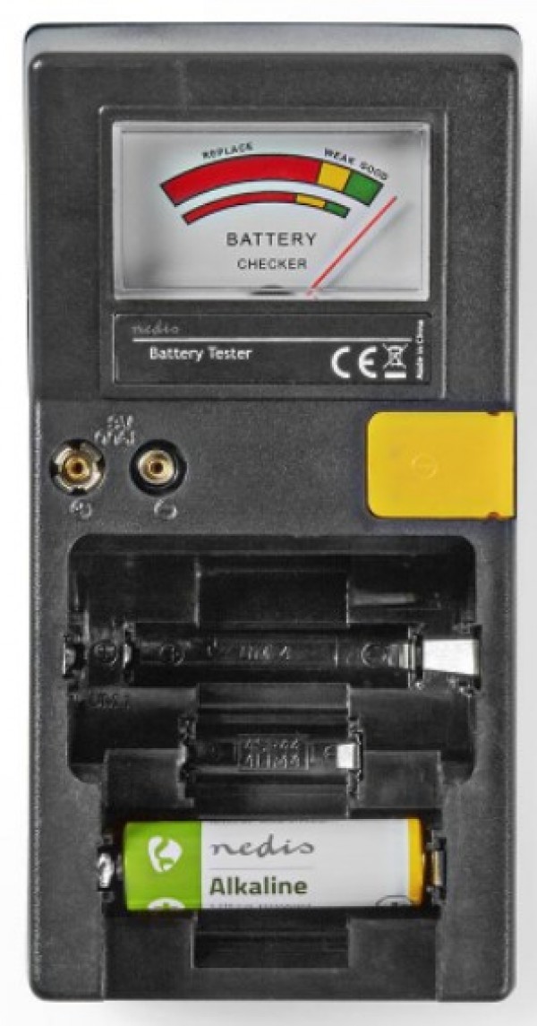 BATE110 tester za baterije AA, AAA, C, D, 9V, Dugme baterije Baterije i punjači SOPING.RS 41 BATE110 tester za baterije AA, AAA, C, D, 9V, Dugme baterije