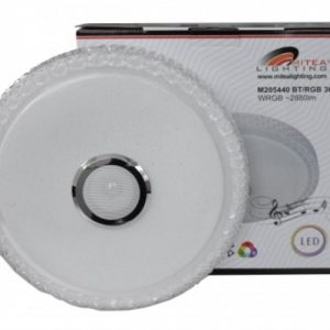LED SMD plafonjera M205440-BT/WRGB 2x24W 390mm sa zvučnikom 5W, bluetooth, Android/iOS APP iLink