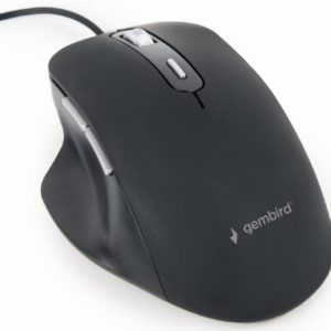 MUS-6B-02 Gembird RGB Optički miš 1200-3600Dpi 6-button black 122mm USB