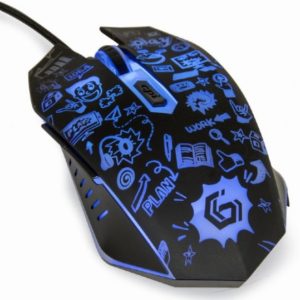 MUS-6B-GRAFIX-01 Gembird LED Optički miš 1200-3600Dpi 6-button black 130mm USB