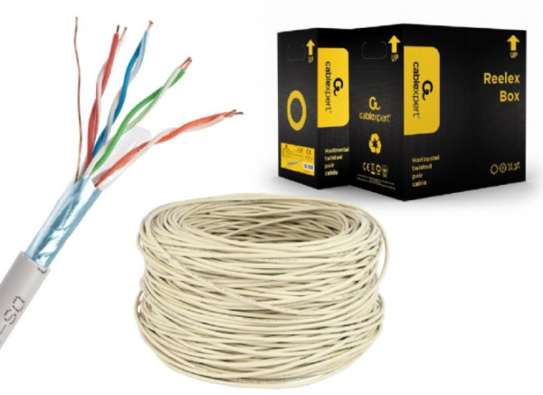 FPC-5004E-SOL Gembird FTP cat.5E Indoor solid PREMIUM CCA kotur 305m Mrežni kablovi SOPING.RS 41 FPC-5004E-SOL Gembird FTP cat.5E Indoor solid PREMIUM CCA kotur 305m