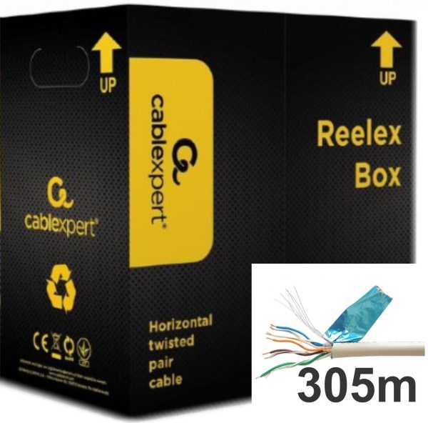 FPC-5004E Gembird FTP cat.5E Indoor licnasti CU kotur 305m Mrežni kablovi SOPING.RS 42 FPC-5004E Gembird FTP cat.5E Indoor licnasti CU kotur 305m - Слика 2