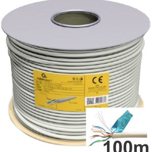 FPC-5004E-L/100 Gembird FTP cat.5E Indoor licnasti CCA kotur 100m