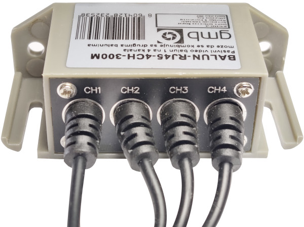 BALUN RJ45-4CH-300M Gembird balun za 4 kamere (AHD/CVI/TVI) do 5 megapiksela cena za komad Oprema za video nadzor SOPING.RS 41 BALUN RJ45-4CH-300M Gembird balun za 4 kamere (AHD/CVI/TVI) do 5 megapiksela cena za komad
