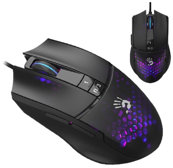 A4-L65 MAX A4Tech Bloody Gejmerski opt. mis, 2000Hz/1000-2000Dpi, Black USB 125mm, Honexcomb Miševi SOPING.RS 43 A4-L65 MAX A4Tech Bloody Gejmerski opt. mis, 2000Hz/1000-2000Dpi, Black USB 125mm, Honexcomb - Слика 3