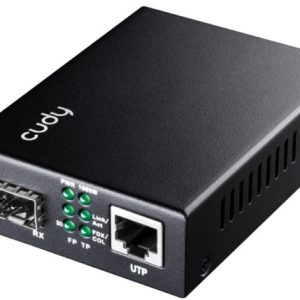 Cudy MC220 Gigabit Ethernet Media Converter 10/100/1000M SFP Slot to 10/100/1000M RJ-45
