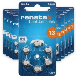 Renata baterija ZA13 1,45V Zink-Air baterija za SLUSNI APARAT, Pakovanje 6kom