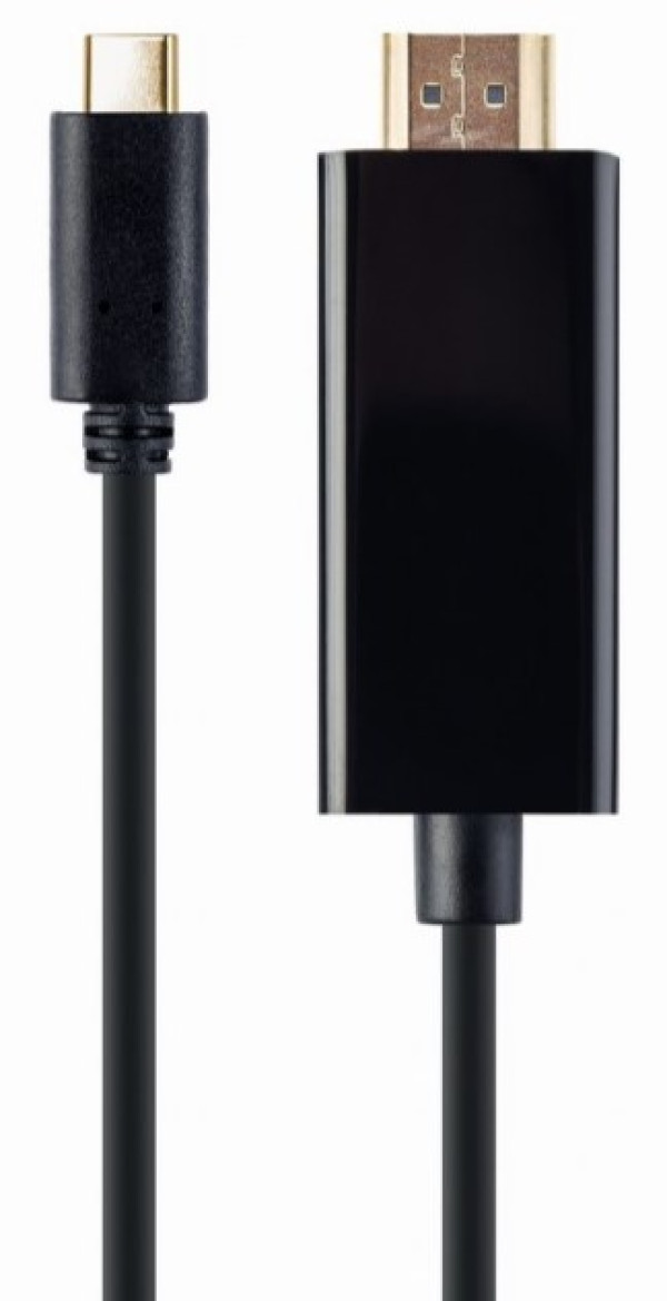 A-CM-HDMIM-01 Gembird USB-C male to HDMI-male adapter, 4K 30Hz, 2 m, black HDMI adapteri SOPING.RS 41 A-CM-HDMIM-01 Gembird USB-C male to HDMI-male adapter, 4K 30Hz, 2 m, black