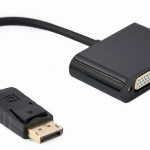 A-DPM-HDMIFVGAF-01 Gembird DisplayPort male to HDMI female + VGA female adapter cable, black