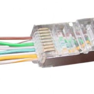 LC-PTF-01/50 Gembird Universal pass-through CAT5 FTP plug 8P8C cena pakovanja (50kom u pakovanju)