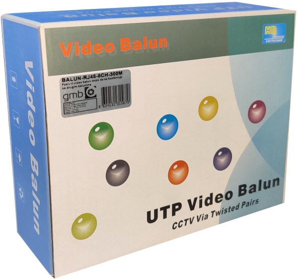 BALUN RJ45-8CH-300M Gembird balun za 8 kamere (AHD/CVI/TVI) do 5 megapiksela cena za komad Oprema za video nadzor SOPING.RS 42 BALUN RJ45-8CH-300M Gembird balun za 8 kamere (AHD/CVI/TVI) do 5 megapiksela cena za komad - Слика 2