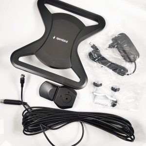 GMB-DUA10 **Gembird Antena sobna/spoljna sa pojacalom, 23x21cm, UHF, dobit 36dB sa kablom 10m (959)
