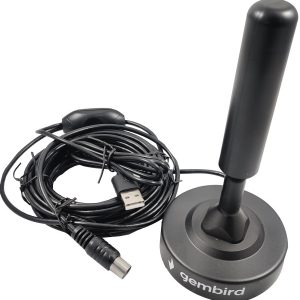 GMB-533USB **Gembird Antena sobna/spoljna sa pojačalom, UHF, dobit 21dB, visina 15cm, USB, 5m (495)