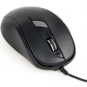 MUS-6B-01 ** Gembird Optički miš 400-1600Dpi black, 110mm USB (247)