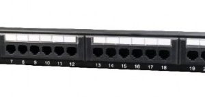 NPP-C524CM-001 Gembird Cat.5E 24 port patch panel with rear cable management