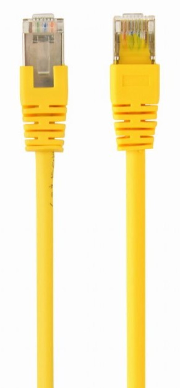 PP22-0.5M/Y Gembird Mrezni kabl FTP Cat5e Patch cord, 0.5m yellow Mrežni kablovi SOPING.RS 41 PP22-0.5M/Y Gembird Mrezni kabl FTP Cat5e Patch cord, 0.5m yellow