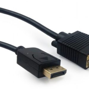 CCP-DPM-VGAM-6 Gembird DisplayPort to VGA adapter cable, black, 1.8 m