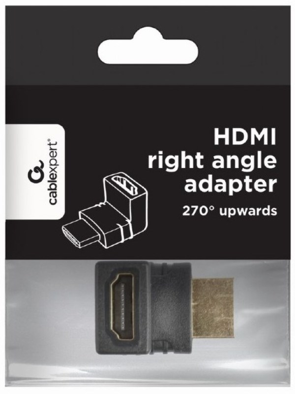 A-HDMI270-FML Gembird HDMI desni ugao adapter, 270 navise. HDMI adapteri SOPING.RS 43 A-HDMI270-FML Gembird HDMI desni ugao adapter, 270 navise. - Слика 3