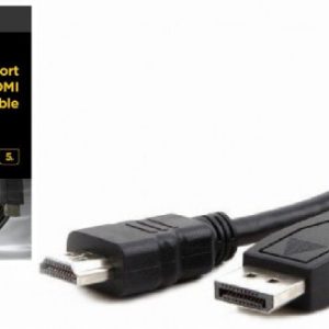 CC-DP-HDMI-5M Gembird DisplayPort na HDMI digital interface kabl 5m - CC-DP-HDMI-5M