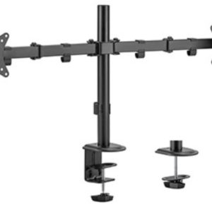 MA-D2-01 Gembird Podesivi dupli stoni držač za monitor, tilt, 17-32 max.2x9kg
