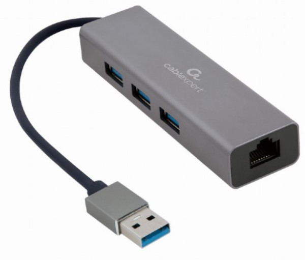 A-AMU3-LAN-01 Gembird USB AM Gigabit network adapter with 3-port USB 3.0 hub USB adapteri SOPING.RS 41 A-AMU3-LAN-01 Gembird USB AM Gigabit network adapter with 3-port USB 3.0 hub