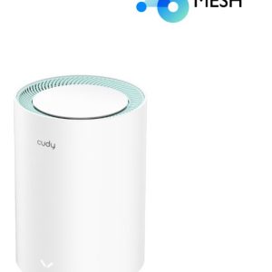 Cudy M1300 1-pack AC1200 Dual Band 2.4Ghz+5Ghz WiFi MESH, GiGABIT, 4x Antena 16MB/128DDR