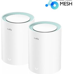 Cudy M1300 2-pack AC1200 Dual Band 2.4Ghz+5Ghz WiFi MESH, GiGABIT, 4x Antena 16MB/128DDR