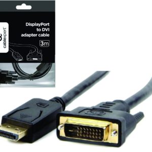 CC-DPM-DVIM-3M Gembird DisplayPort na DVI digital interface kabl 3m