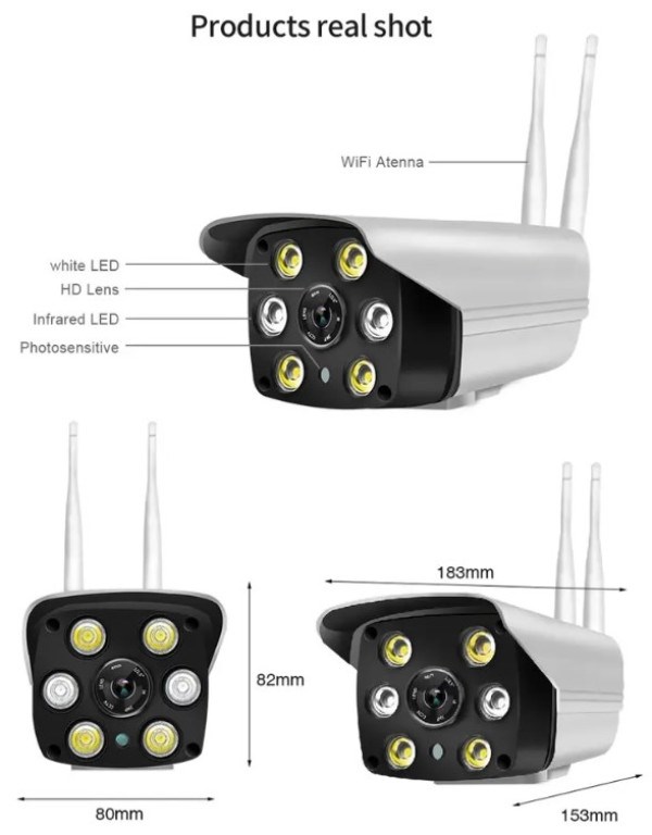 CAM-IP3MP-B6 * GMB kamera 3 mpx microSD iCSee xmeye pro app Two-way voice Bullit ip66 (2676) Sigurnosne kamere SOPING.RS 42 CAM-IP3MP-B6 * GMB kamera 3 mpx microSD iCSee xmeye pro app Two-way voice Bullit ip66 (2676) - Слика 2