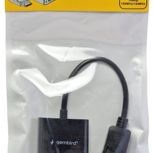 A-DPM-VGAF-03 ** Gembird DisplayPort to VGA adapter cable, BLACK (381)