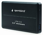EE2-U3S-2 Gembird USB 3.0 Externo kuciste za 2.5 SATA hard diskove, aluminium, crni A - EE2-U3S-2