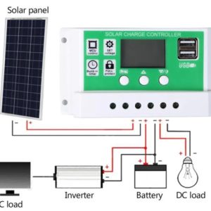 SOL-CONTROL30AG GMB PV solarni regulator punjenja 30A/20A/10A 12V/24V automatski podesivi PWM LCD Bašta ostalo SOPING.RS SOL-CONTROL30AG GMB PV solarni regulator punjenja 30A/20A/10A 12V/24V automatski podesivi PWM LCD