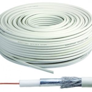 KABL-COAX-RG6/100 white (X553) koaksialni kabl RG6 bez konektora, conductivity 18%,6.5mm,100m