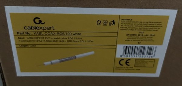 KABL-COAX-RG6/100 white (X553) koaksialni kabl RG6 bez konektora, conductivity 18%,6.5mm,100m TV i video oprema SOPING.RS 44 KABL-COAX-RG6/100 white (X553) koaksialni kabl RG6 bez konektora, conductivity 18%,6.5mm,100m - Слика 4