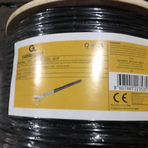 UPC-5290E-SOL-OUT Gembird, UTP cat.5E Outdoor, solid 24AWG, 0.51mm PREMIUM CCA kotur pun presek 305m
