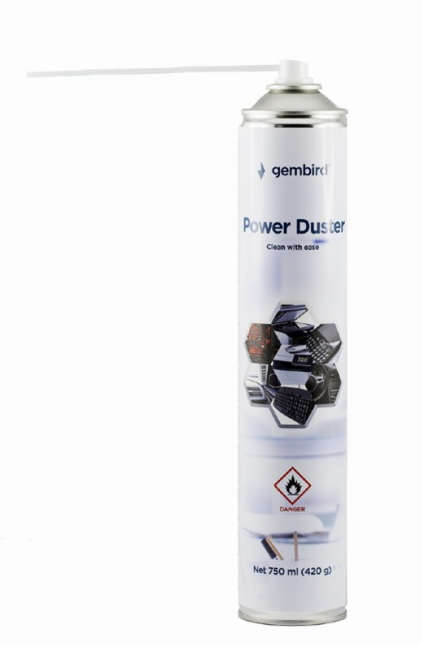 CK-CAD-FL750-01 Gembird Compressed air duster 750ml Dodatna oprema za računare SOPING.RS 41 CK-CAD-FL750-01 Gembird Compressed air duster 750ml