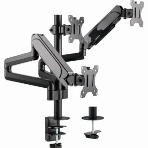 MA-DA3-01 Gembird Podesivi stoni držač za monitor sa tri ruke, tilt, 17-27 max.7kg