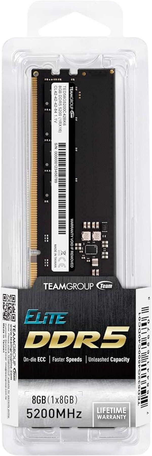 TeamGroup DDR5 * TEAM ELITE DESKTOP 8GB 5200MHz TED58G5200C42016 (2155) Memorije SOPING.RS 43 TeamGroup DDR5 * TEAM ELITE DESKTOP 8GB 5200MHz TED58G5200C42016 (2155) - Слика 3