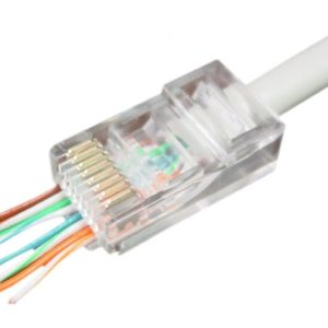 LC-PTU-01/10 Gembird Universal pass-through modular CAT5 UTP plug 8P8C, 10 u pak /CENA PO PAKOVANJU