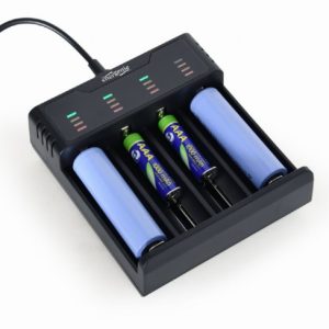 BC-USB-02 Gembird brzi punjač Ni-MH + Li-ion baterija AAA / R03, AA / R6, 10440, 14500,14650,16340..