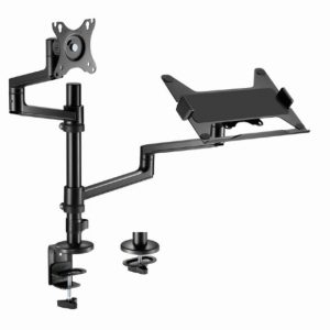 MA-DA-04 Gembird Podesivi stoni drzac za monitor tilt, 17-32 max.8kg + nosac za laptop