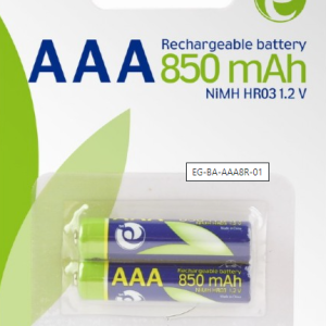 EG-BA-AAA8R-01 ENERGENIE 850mAh AAA, PAK2 CK, ready-to-use PUNJIVE NiM baterije (rechargeable)