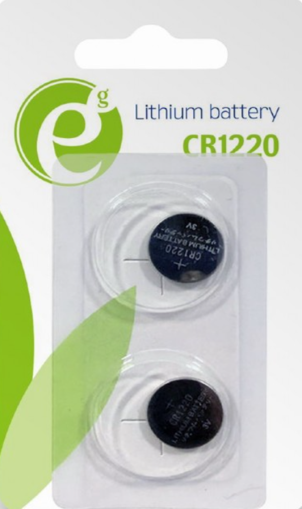 EG-BA-CR1220-01 ENERGENIE CR1220 Lithium button cell battery 3V PAK2 Baterije i punjači SOPING.RS 41 EG-BA-CR1220-01 ENERGENIE CR1220 Lithium button cell battery 3V PAK2