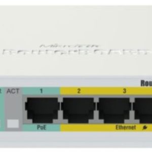 MikroTik RB260GSP, Switch, CSS106-1G-4P-1S, 5x RJ45 1000Mb/s, 1x SFP, 4x Passive PoE (55)