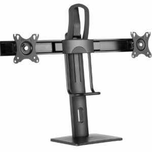 Desk 2-Display Mounting Arm, Max. 6kg (per screen), 17”-27” - MS-D2-01