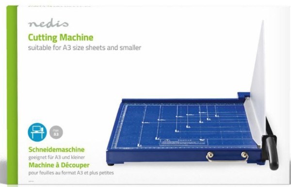 PACU110A3 Nedis Sekač za papir – Giljotina max.A3 297x420mm, metalni noz Kancelarijska oprema SOPING.RS 43 PACU110A3 Nedis Sekač za papir - Giljotina max.A3 297x420mm, metalni noz - Слика 3