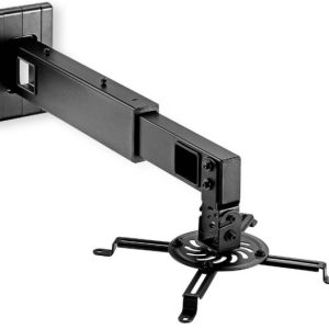 PJWM200BK univerzalni ZIDNI držač projektora, 15kg, rotirajući + tilt 30°, 464-607mm